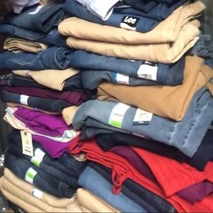 30 Pairs of womens bottoms NWT  reseller lot mixed sizes